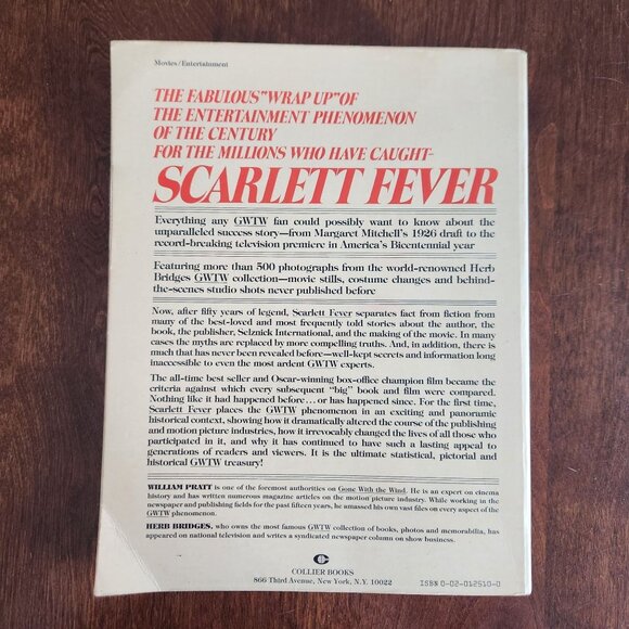 Scarlett Fever: The Ultimate Pictorial Treasury Of Gone With The Wind By William - Picture 2 of 15